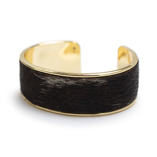 Hair on Hide Cuff